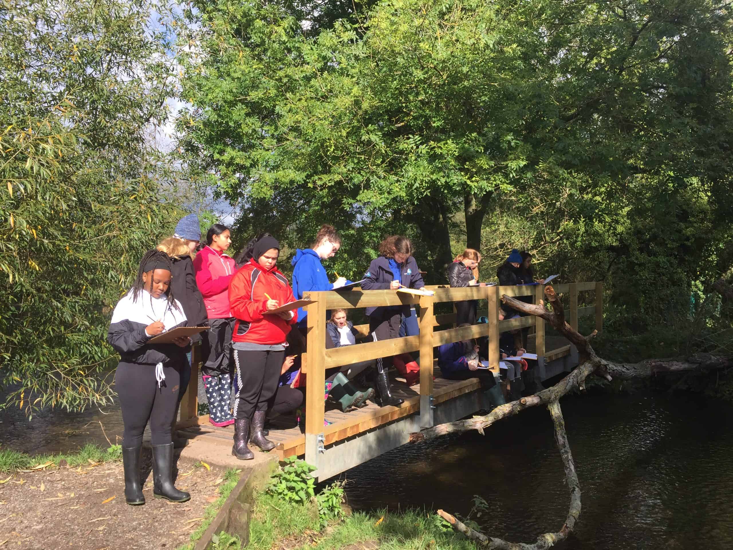 GCSE Geographers take on The River Chess - The Abbey